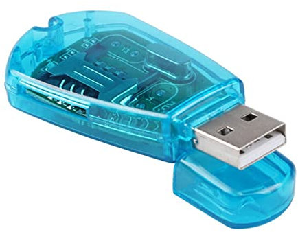 ZEZEFUFU Portátil GSM/CDMA+CD USB Teléfono Móvil Estándar Lector de Tarjetas SIM Copiar Clonador Escritor SMS Copia de Seguridad