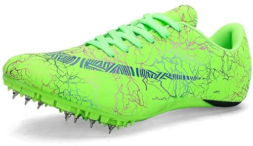 HENXUE Leichtathletik- Und Cross-Country-Schuh, Professioneller Leichtathletik- Und Cross-Country-Schuh Für Sport, Hochsprung, Weitsprung, Training, Spikes, Lauftraining,002,42