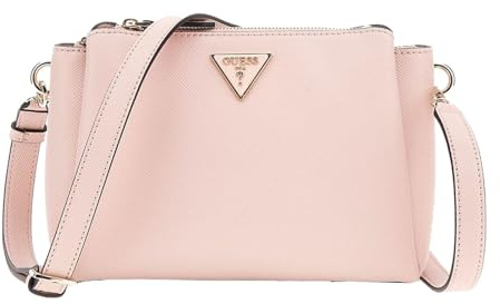 GUESS Noelle Tri Compartment Crossbody Bag Light Rose