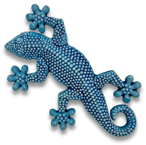Toocook Animali marini in Ceramica Decorazione Arredo Casa (Geco Blu)