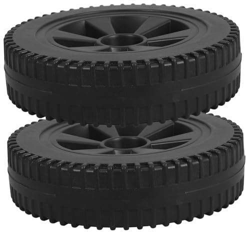 TINEASUR 2pcs Solid Tire Casters for Bbq Replacement Wheels for Grill Carts Stove Easy Install