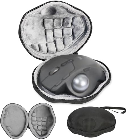Funda rígida para ratón Logitech MX Ergo/Ergo M575 y M570, resistente a los golpes, resistente a los arañazos, inalámbrico, ergonómico, ratón con bola de desplazamiento