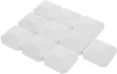 TOPPERFUN 10pcs Replacement Briquettes for Gas Grill Bbq Cordierite Briquettes for Gas Barbecue