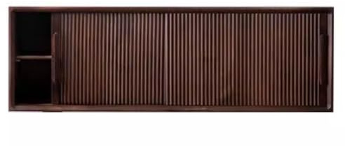 Oberschrank Küche Kiefer Schiebetüren Wandschrank Badezimmer Schmal Abgerundete Ecken Lochmontage Geeignet für Badezimmer, Über der Toilette(C,100 * 30 * 40cm)