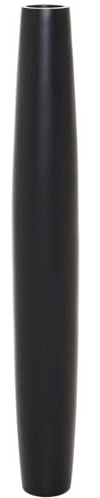 VIVANNO Bodenvase aus Fiberglas Schwarz Matt für Elegante Deko-Zweige langlebig 100 cm Standvase