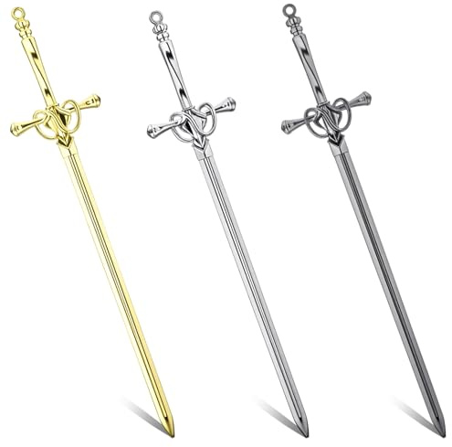 Tyqour 3PCS Letter Opener Envelope Slitter, Letter Openers, Stainless Steel Envelope Opener Mail Opener Tool Metal Letter Opener for Efficient and Safe Mail Opening, 8.07 X 1.65in