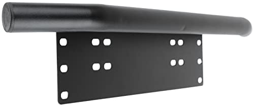 Barra de lámpara de Placa de matrícula de aleación de Aluminio, Soporte de luz de conducción Negra de 60x12x9cm para vehículos Todoterreno