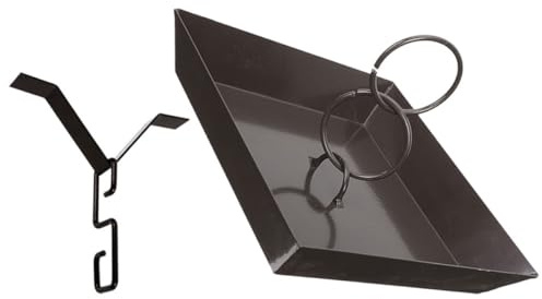 Abaodam Metall Regenkette für Dachrinne mit Auffangschale Dekorative Gartendeko für Außenbereich Langlebige Eisenkette für Regenwasserablauf Praktische Regenkette für Innenhof