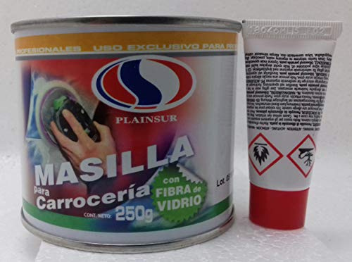 MASILLA PARA CARROCERIA CON FIBRA DE VIDRIO 250 G