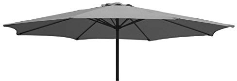 TFS Replacement Parasol Fabric Canopy for Standard, Cantilever & Balcony Parasols (3m 6arm, Grey)