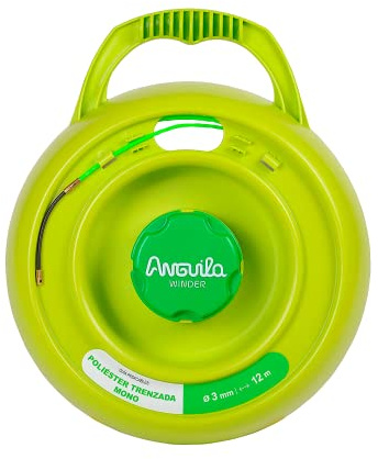 Anguila Max Winder Pasacables Tubos Estrechos Poliéster Verde ⌀3mm 12m
