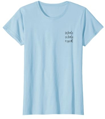 Inhale Exhale Repeat Yoga Spruch Mandala Namaste T-Shirt T-Shirt