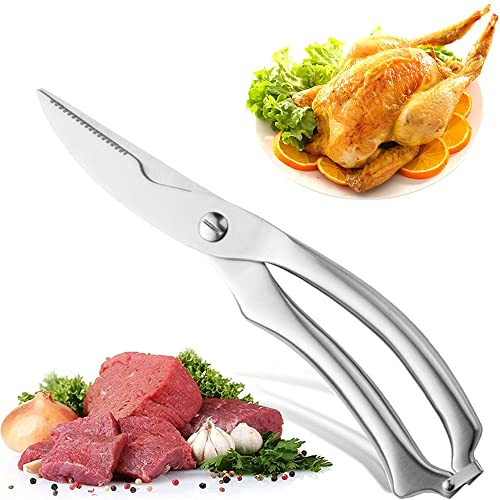 Tijeras De Cocina, Tijeras De Pollo, Tijeras Cocina Multiusos Acero Inoxidable, Tijeras Cocina Resistentes, Tijeras Cocina Profesionales, Para Pollo, Pescado, Carne, Aves, Verduras, Hierbas, Huesos