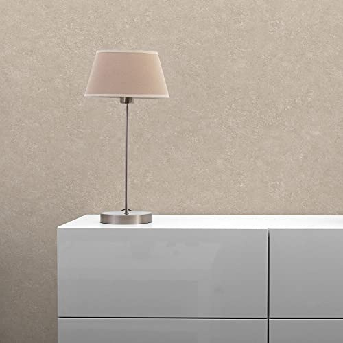 TADESSI WTD M1-No.1154 Papier peint intissé uni Beige uni, Rouleau Tapisserie pour salon, chambre à coucher, cuisine