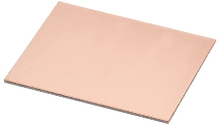 YOKIVE 5Stk PCB Kupfer Verkleidet Brett FR4 Doppelseitige Leere Leiterplatten Groß für Elektronische Hobbys Ätzen Schaltung Projekte (70mmx50mmx1mm)