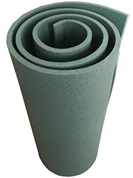 Schaumstoff Isomatte 1-lagig Oliv 200x55x1,2 cm Thermomatte