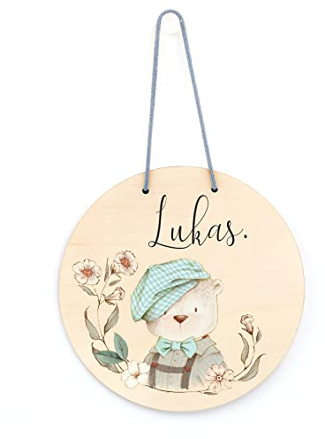 Personalisiertes Kinder Türschild/Wandschild mit Namen für Kinderzimmer - verschiedene Größen