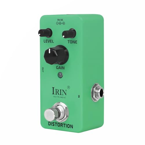 Alnicov Efector de distorsión de guitarra eléctrica para accesorio de guitarra verde