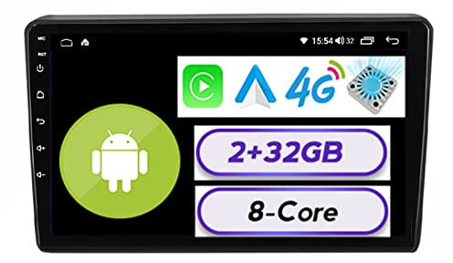 ACLips 9-Zoll-Auto-GPS-Navigationsbildschirm, Android-Videoplayer für Hyundai H1 2007–2015, unterstützt kabelloses Carplay Bluetooth 4G WiFi FM AM