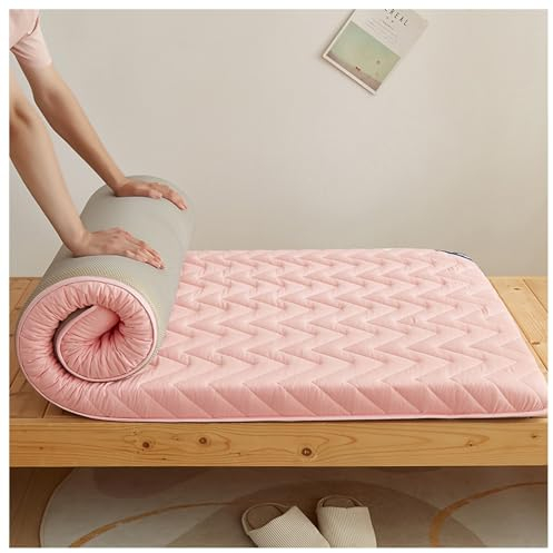 Matratze, Dicke Boden-Latex-Matratze, Weiches Faltbares Gästebett, Twin/Full/Queen/King-Matratze, Tragbare Und Faltbare Camping-Matratze, Matratze Für Studentenwohnheime (Color : B, Size : 80X190cm-