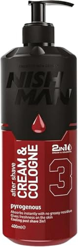 NISHMAN Aftershave Cream & Cologne 2in1 Pyrogenous 3 400ml