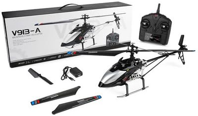 s-idee® V913-A 4 Kanal 2,4 Ghz Heli Hubschrauber RC Ferngesteuerter Hubschrauber Helikopter 913