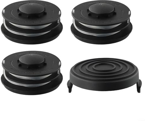 Spulen Abdeckung Trimmerkopf Kit, Strimmer Spool Cap Cover & Trimmerkopf Ersatzsets für Einhell GC-ET 4530, RTV 400, RTV 550 Elektro Rasentrimmer