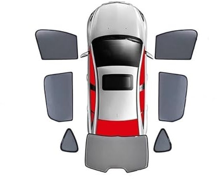 SKINII Auto-Visier Für VW Für Passat B7 2010-2014 Magnetische Auto Sonnenschutz Frontscheibe Hinten Seite Fenster Sonnenschutz Vorhang Sonnenschutz(7PCS)