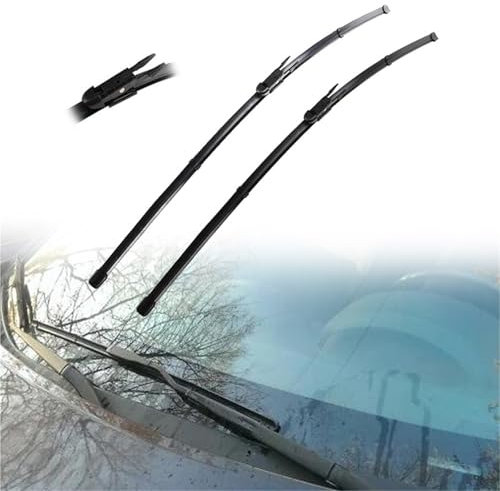 BEFZIMYL Balais D'essuie-Glace Avant pour A&UDI S3 Sportback 8PA 2008 2009 2010 2011 2012 2013 Pare-Brise Pare-Brise Nettoyeur De Vitres Brosses De Pluie pour Voiture 24+19
