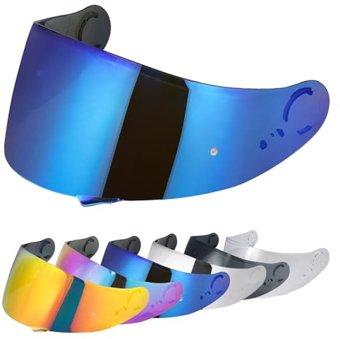 VCOROS Helmvisier für GT Air,GT Air 2,Neotec,CNS-1,TC-5,TC-9 | Motorradhelm Visier Motorrad Windschutz Helm Objektiv Visier Vollgesichts