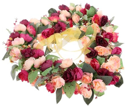 MAGICLULU Ghirlanda Floreale Ghirlanda Forma Da Fiorista Decorazioni Per Tavola Nuziale Per Porte d Ingresso