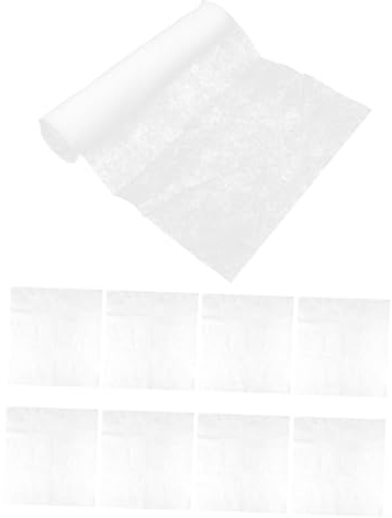 Lurrose Range Hood Oil-Absorbing Paper Stickers 2-Pack Kitchen Oil Filter Paper Nonwoven Grease Absorption Cover Easy to Install Suitable for Oil Fumes