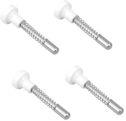 Spring Bolt Latch Perno a Molla 4pezzi per Piccoli Letti e Mobili | Ferro, Flessibile e Molla, Resistenza All’usura, Set da 4 Pezzi per Montaggio Interno