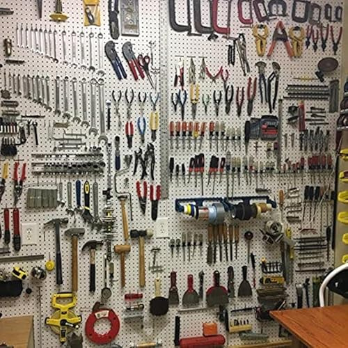 Bebykilemi 81 Pcs Pegboard Hooks Set Heavy Duty Metal Pegboard Hangers Compatible with for Garage Storage Hooks and Tool Wall Organiser, Perforated Board Accessories and Gridwall Display