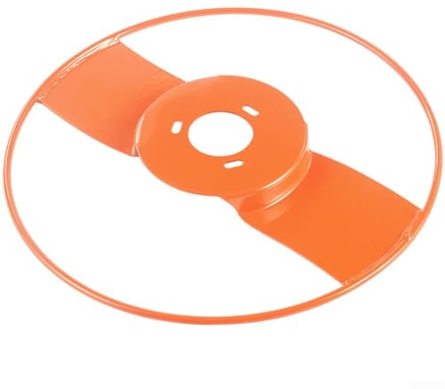 GLFLOW Disco protettivo in acciaio al manganese per tosaerba, copertura spessa per prato, giardino, cortile e cortile (28,5 cm)