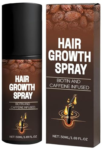 Haarausfall Für Männer & Frauen, Haarwachstum Beschleunigen Spray, Shiny Hair Haarwuchs Booster, Kräftigendes Ansatzspray Gegen Haarverlust, Extrem Geschädigtes Haar, Sanft Und Trocken, 50ML