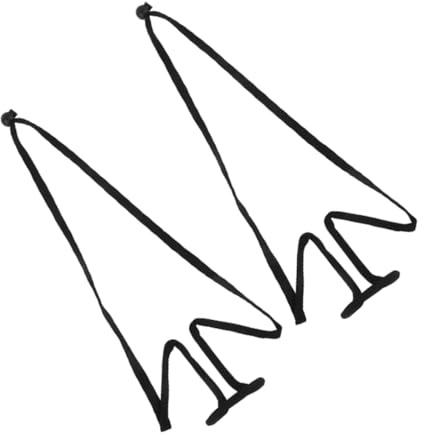 ARTSEWPLY 2 Stück Verstellbarer Tragbarer Mikrofonhalter Zum Umhängen Am Hals Stabiler Microphone Rack Für Magier Musiker Und Bühnenkünstler Leichtes Sicheres Design Für Bewegliche