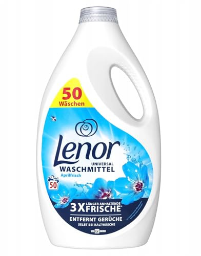 4er Pack - LENOR Universal Flüssigwaschmittel - Aprilfrisch - 2250 ml / 50 Wäschen