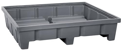 kaiserkraft | Regal-Bodenwanne | aus Polyethylen | Auffangvolumen 315 l | für Fachbreite 1400 mm