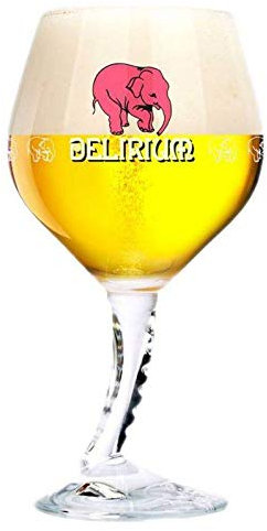 Delirium - Bicchiere con stelo da mezza pinta