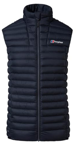 Berghaus Men's Vaskye Synthetic Insulated Jacket | Extra Warm | Durable Coat | Lightweight Design | Puffer Insulated Gilet, Black/Black, XL