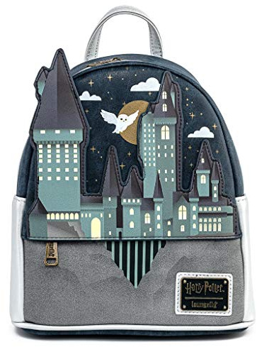Loungefly Harry Potter Hogwarts Women Mini Backpacks Multicolour, Faux Leather,