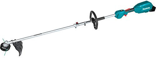 Makita XUX02ZX1 con Accesorio de Recortadora de Cuerda de 13 Pulgadas, Solo Herramienta 18 V LXT Kit de Cabezal de Potencia de Eje de Pareja, Verde Azulado