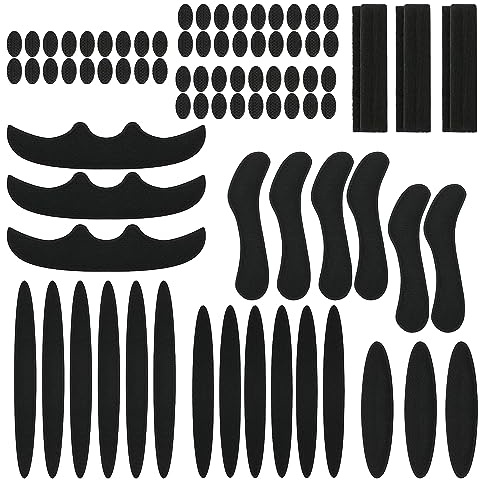 SJUNJIE 3 Set Imbottitura per Caschi da Bicicletta,Casco Universale Pads,Kit Imbottitura in Schiuma per Casco Ricambio,Bicicletta e Moto Casco Universale Imbottitura per Casco in Schiuma