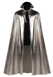 PARTY DISCOUNT NEU Umhang Metallic mit Stehkragen, Einheitsgröße