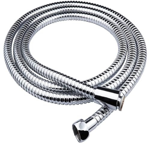 Tubo doccia 2,5 metri universale acciaio inox flessibile antitorsione connessione per doccia