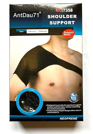 AntDau71® - Fascia Ortopedica Lombare e Addominale di Supporto, per la Spalla, Elastica, Conforevole e Comoda, Per Uomo e Per Donna, Unisex, Uso Muscolare e Fisico - CW924