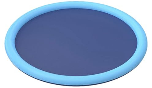 Splash Pad für Kinder – süßes blaues Wasser-Poolspielzeug, Wasserspielzeug für Kinder | Niedliches Sprinkler-Spritzpad für Spaß, 0,58 mm dick, Rutschfester Hinterhof-Pool, G