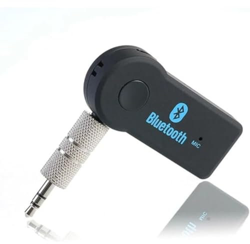 Pak Cougar Car Bluetooth 3.5mm AUX Adapter, Bluetooth 5.3, Black, Wireless, Battery Powered, Car, Home Stereo/Speaker/Wired Headphones, Handsfree Call, 12-Hour Battery Life