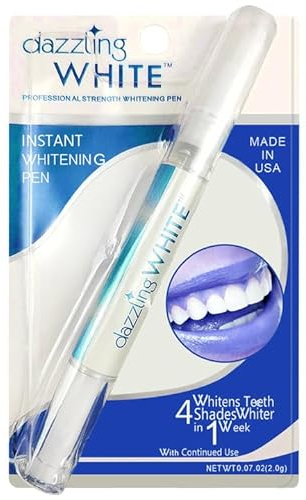 2 Stück Teeth Whitening Stift, Zahnaufhellung Stift, Schnelles Aufhellen, Zähne Ganz Einfach zu Hause Aufhellen